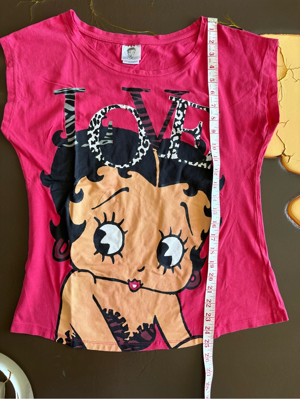 Betty Boop Hot Pink Graphic Tee - Picture 5 of 6